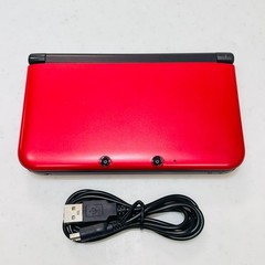 Nintendo 3DS LL XL Red Black Console Region Free English System + Charger SD