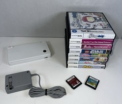 Nintendo DSi Console Japan Tested Working w/ Stylus -10 games