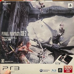 Sony PS3 320GB Lightning Edition Final Fantasy XIII-2 CECH-3000B + 9 Games JP