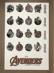 Tyler Stout Marvel Avengers Age of Ultron Uncut Screen Print/Poster Mondo