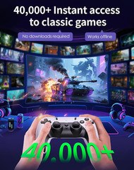 2026 Upgraded Retro Gaming Console Stick, Video Games Stick Built-In 23 Emulator