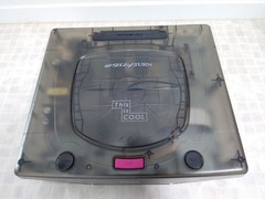 Sega Saturn SS Clear Skeleton Black Limited console Tested Working s2296M