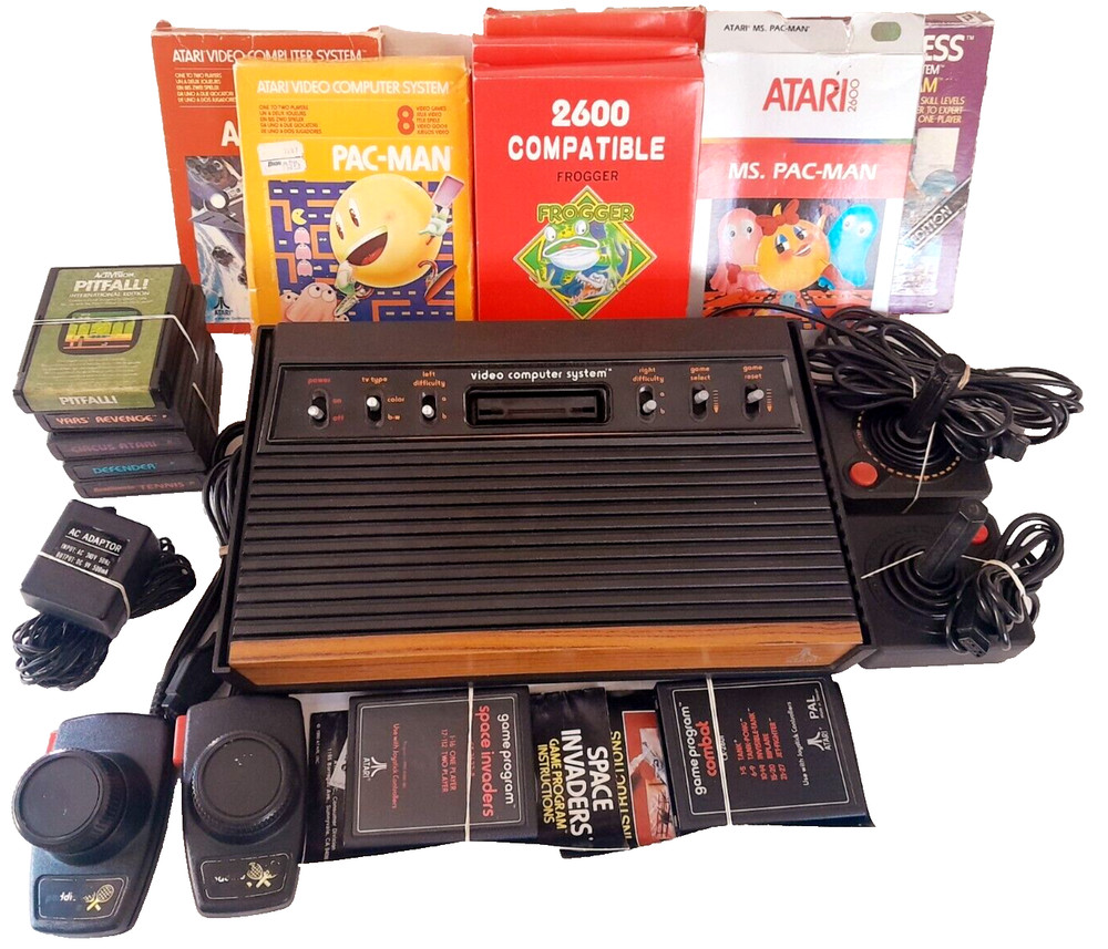VINTAGE ATARI COMPUTER VIDEO SYSTEM MODEL CX-2600U