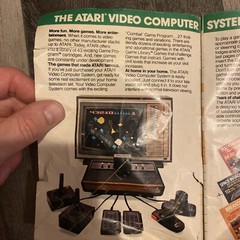 Atari Video Computer System CX2600A, MODERN TV Connect Coaxial ADAP Tested