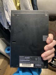 Sony PlayStation 2 Slim Launch Edition Black Console (SCPH-75001CB) FOR PARTS
