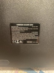 AtGames Legends Gamer Mini Black Console “‘TABLE TOP” BRAND NEW! No Reserve