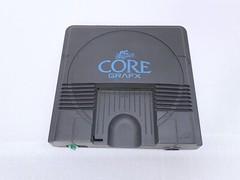 PC Engine CORE GRAFX console 3button + Street Fighter II” Case NTSC-J Tested