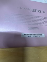 Nintendo 3DS XL Handheld Game Console Pink & White With Charger
