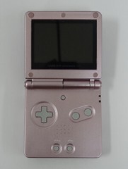 Pearl Pink Nintendo Game Boy Advance SP AGS-101 Includes Charger Tested/Working