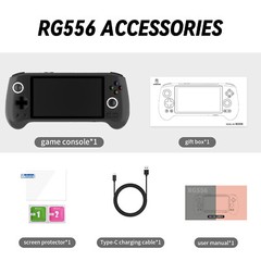 Anbernic RG556 Handheld Game Console 5.48inch AMOLED Screen Android13Game Player