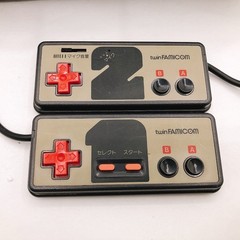 Sharp Twin Famicom Console System Black New Belt AN-500B Box Japanese Tested