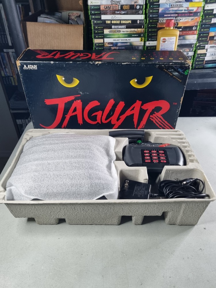 Atari Jaguar Console System Complete in Box w/ Cybermorph CIB Tested
