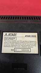 Atari 2600 Black Console w/ 2 Joysticks and 5 games 1 unknown