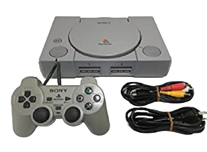 Sony Playstation PS1 SCPH-7500 Console and Cargadores,cables Used