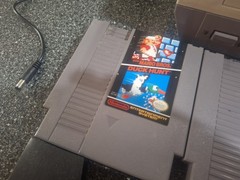 Original NES Nintendo Console Bundle With MARIO 1 2 3 TRILOGY Games TESTED