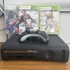 Microsoft Xbox 360 Elite 120GB Console Bundle Jasper + Controller + 3 Games