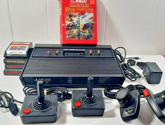 Atari 2600 Darth Vader Console With 5 Games & 2 Joysticks / Paddles Tested