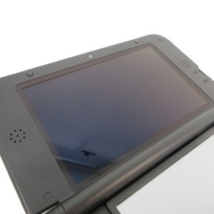 【Excellent】Nintendo 3DS LL XL Silver x Black Console ONLY Japanese Edition #DEN0