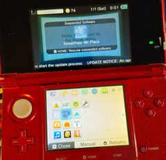 Nintendo 3DS Handheld System + Zelda Carry Case – Flame Red Tested Working