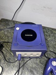Nintendo GameCube Indigo Console Bundle OEM Controller Cords Tested Working