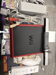 Wii Mini Console with Cords and Controllers