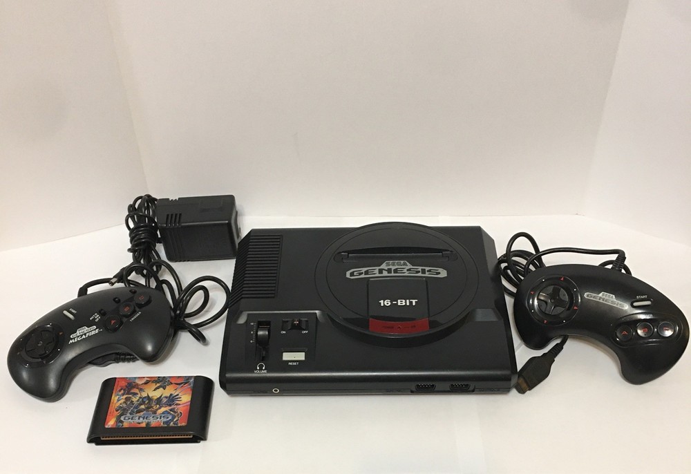 SEGA GENESIS Console MK-1601 System 2 Controllers Xmen Game Tested