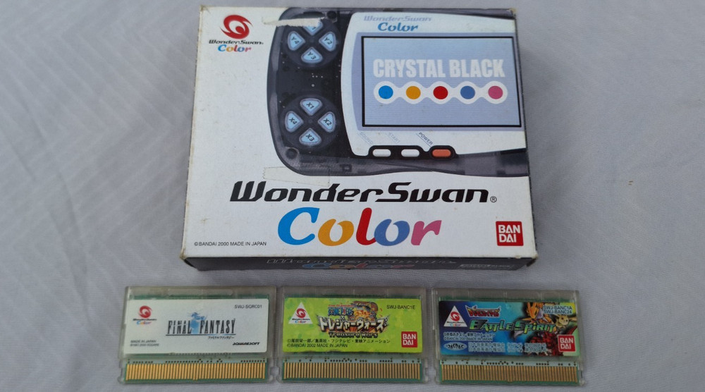 Bandai WonderSwan Color. Modded Backlit IPS LCD Screen, New Lens, New Speaker!