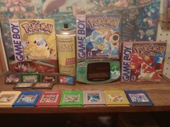 Game Boy Advance GBA Custom IPS Backlit Screen UV Printed Shell green Bulbasaur