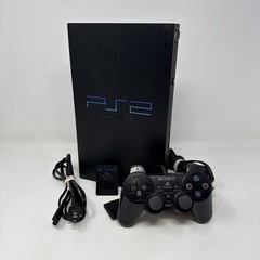 Sony Playstation 2 PS2 Fat Console W/ Cables And Memory Card (SCPH-39001) Works