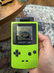 Nintendo Game Boy Color CGB-001 Kiwi Lime Green Handheld Console – 1 Owner