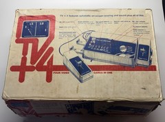 TV + 4 Four-Way Video Game Console – RF – On-Screen Scoring, Sound