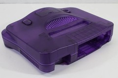 Nintendo 64 Clear Purple Console N64 Controller AC S-Video to HDMI Adapter Cable