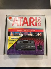 Atari CX 2600 console In Box Plus Pac Man In Box, Very Nice!!