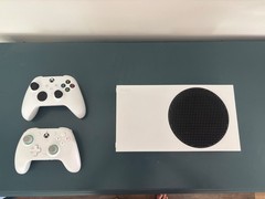 Microsoft Xbox Series S 512GB White Console and Two Controllers