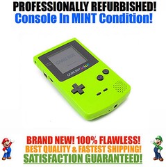 *NEW GLASS SCREEN* Nintendo Game Boy Color GBC Kiwi System NEW