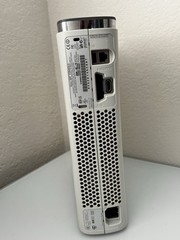 Microsoft Xbox 360 White Console FALCON 2008 20gb Disc Drive Broken