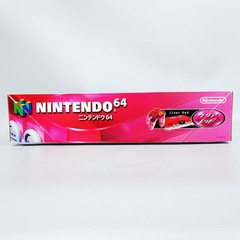 Nintendo 64 Clear Red Console System NUS-001 Japan NEW