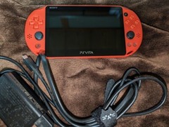 Sony PlayStationVita PCH-2000 w/ Cahrger Orange Good HP