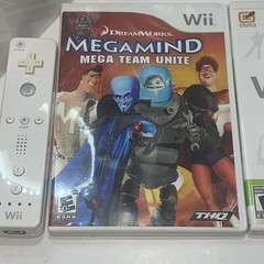 Nintendo Wii Console Gamecube Compatible W/ Controller & 3 Games Tested