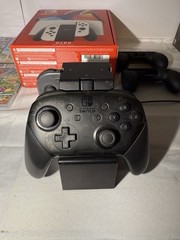 Nintendo Switch OLED Console Bundle 4 games, Extra controllers, original box!