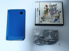 Nintendo DSi LL Blue Console Tested Working Region Free AC Adapter Game Set