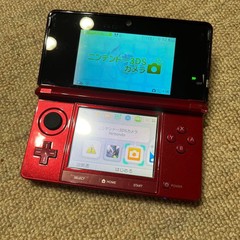 Nintendo 3DS Flame red console region japan retro game CTR-001