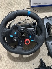Ps4 Logitech G29 Driving Force With Wheel, Pedals, And Shifter.