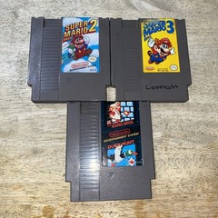 NES Console Bundle W/ Super Mario Bros. 1,2,3 & Controller/Gun & 8 Games