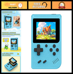 Portable Retro Handheld Game Console, 400 Built-in Games, 3.0″ Screen, Mini Emul