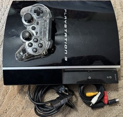 Playstation 3 PS3 Fat Console CECHG01 [FOR PARTS OR REPAIR, Does Power On