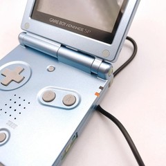 Nintendo Game Boy Advance SP AGS-001 Azurite Blue Console Rare Collectible