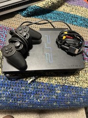 Sony PlayStation 2 Fat Console TESTED & Working! Hdd and third party controller