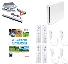 CHOOSE GAME Nintendo Wii Console Bundle Play Sports Brawl Kart OEM CONTROLLERS