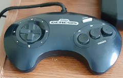 SEGA Genesis Model 2 MK-1631 Console w/2 Controllers & Power Adapter Not Tested
